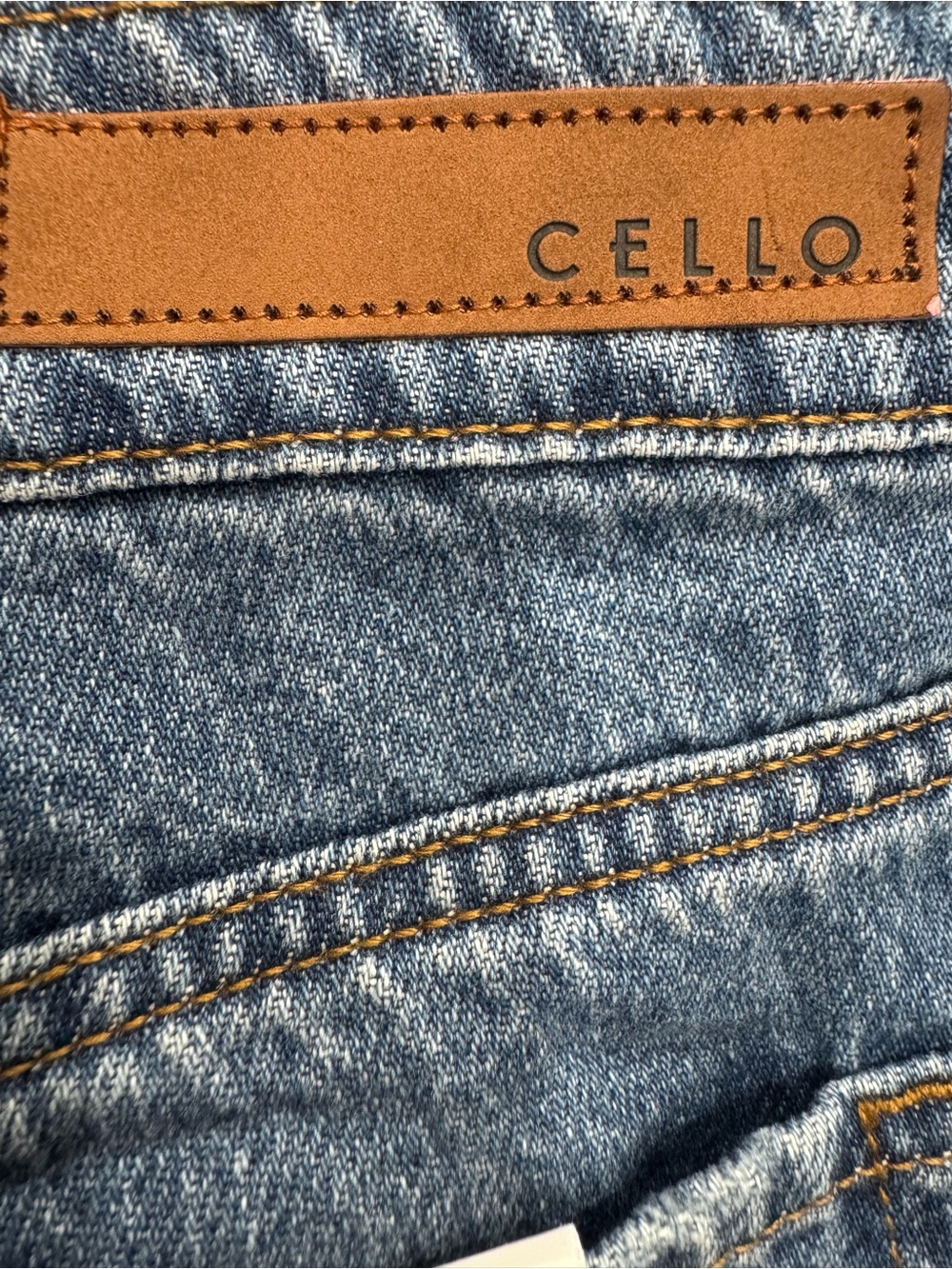 Cello Blue Ripped Straight-Leg Jeans - Picture 5 of 9